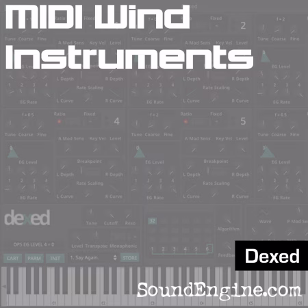 32 Wind Controller optimzed sounds for Dexed