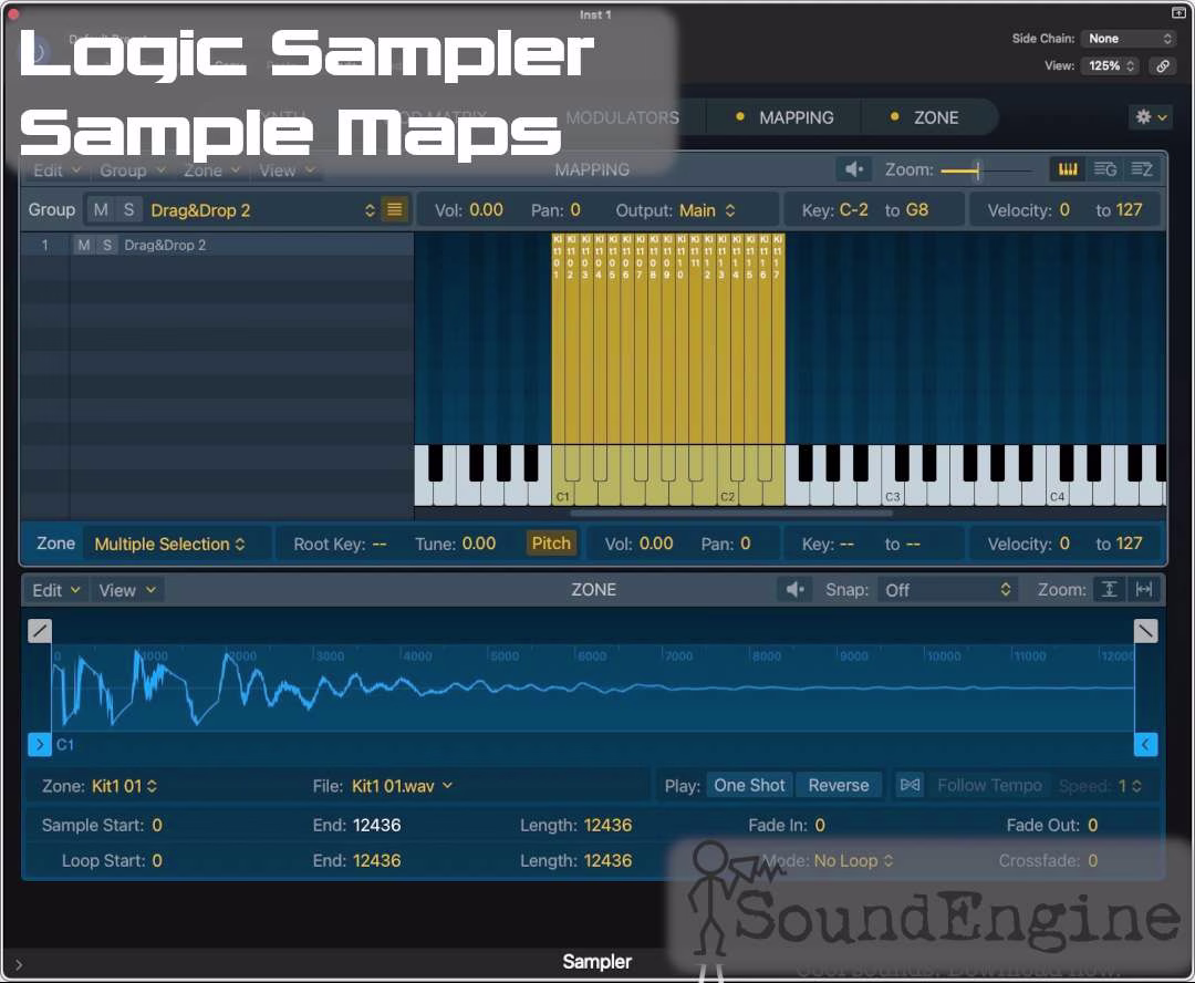 Mapping Samplers in Logic Sampler